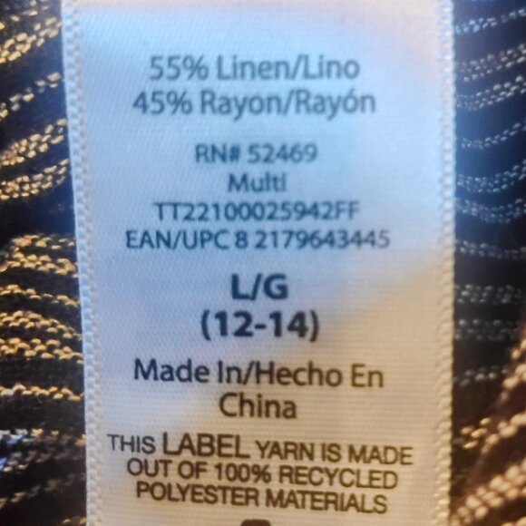 Time & Tru Linen Blend shorts - Picture 5 of 7